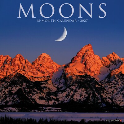 2027 Willow Creek Moons 12 x 12 Monthly Wall Calendar, Assorted Colors (61312)