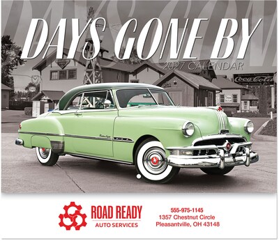 Days Gone By Wall Calendar-Spiral