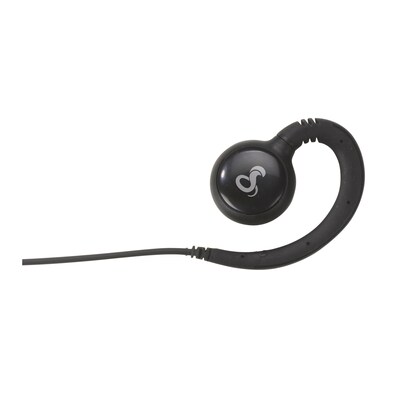 Cobra C-Style 2.5-mm Swivel Wrap Around-the-Ear Headset Select Cobra Two-Way Radios, Black (0010121-1)