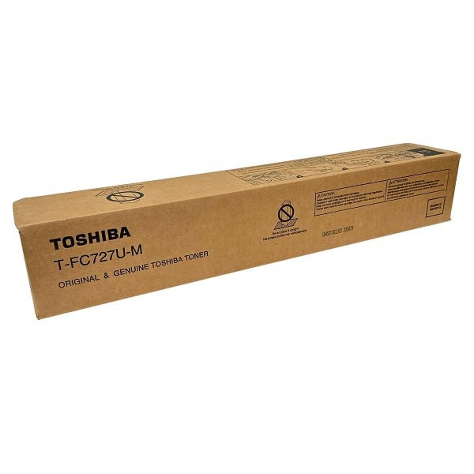 Toshiba TFC727UM Magenta Standard Yield Toner Cartridge, Prints Up to 39,200 Pages (T-FC-727UM)