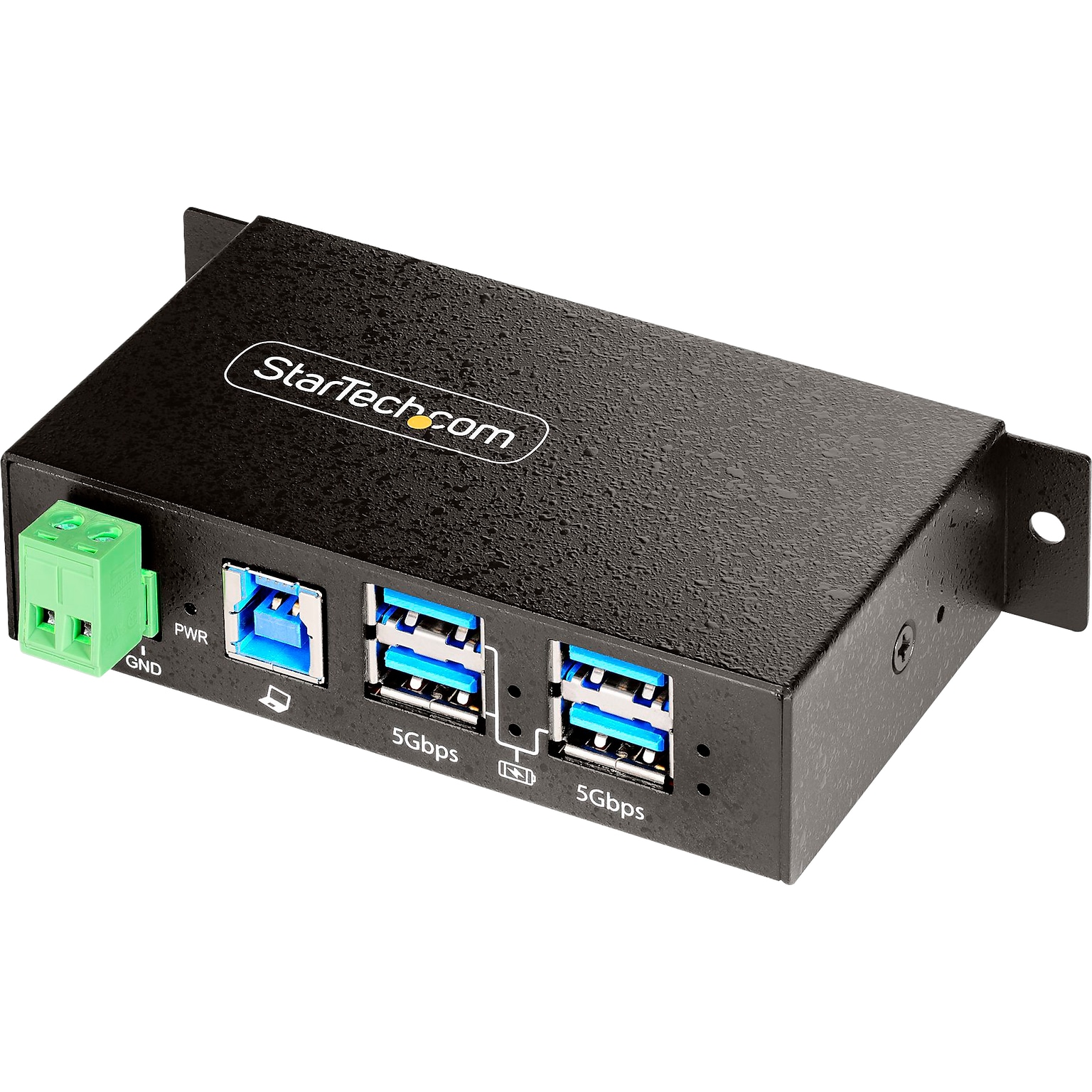 StarTech 4-Port USB 3.2 Hub, Black (5G4AINDRM-USB-A-HUB)
