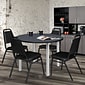 Regency Kee Breakroom Table, 48"W, Gray/Chrome (TB48RNDGYBPCM)