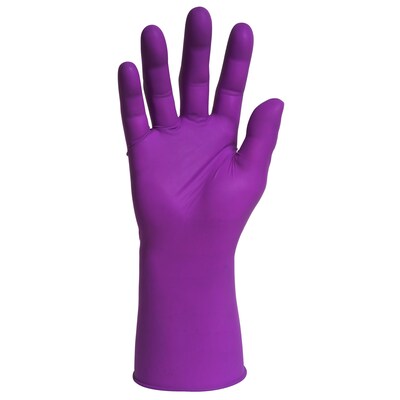 Kimtech Polaris Xtra Powder Free Nitrile Exam Gloves, Large, Dark Magenta, 50 Gloves/Box, 10 Boxes/Case (62763)