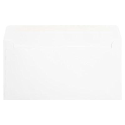 JAM Paper Open End #16 Business Envelope, 6 1/2 x 9 1/2, White, 500/Pack (1633178H)