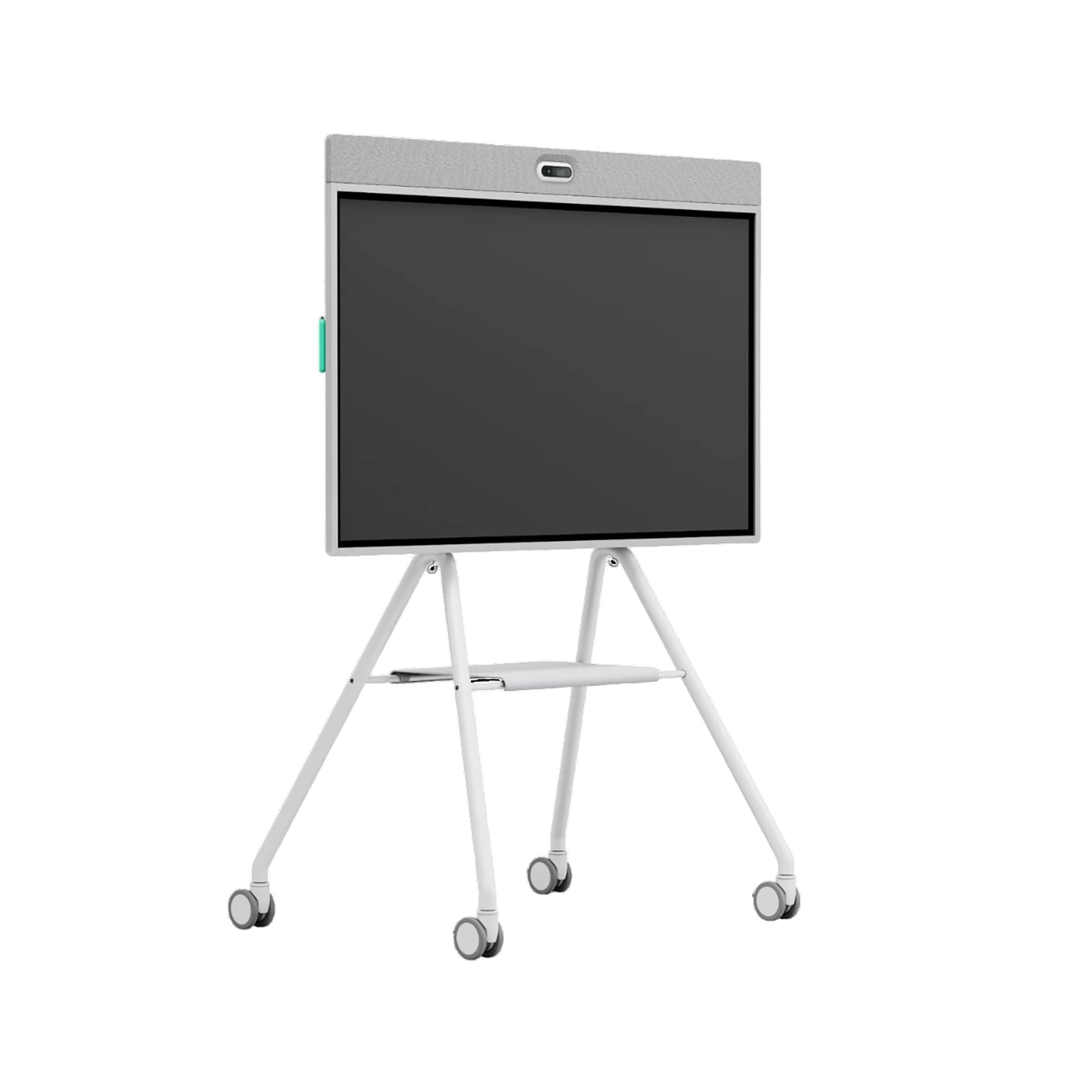 Logitech Rally Board 65 Mobile Cart with Twin Wheel Locking Casters, Off-White (952-000251)