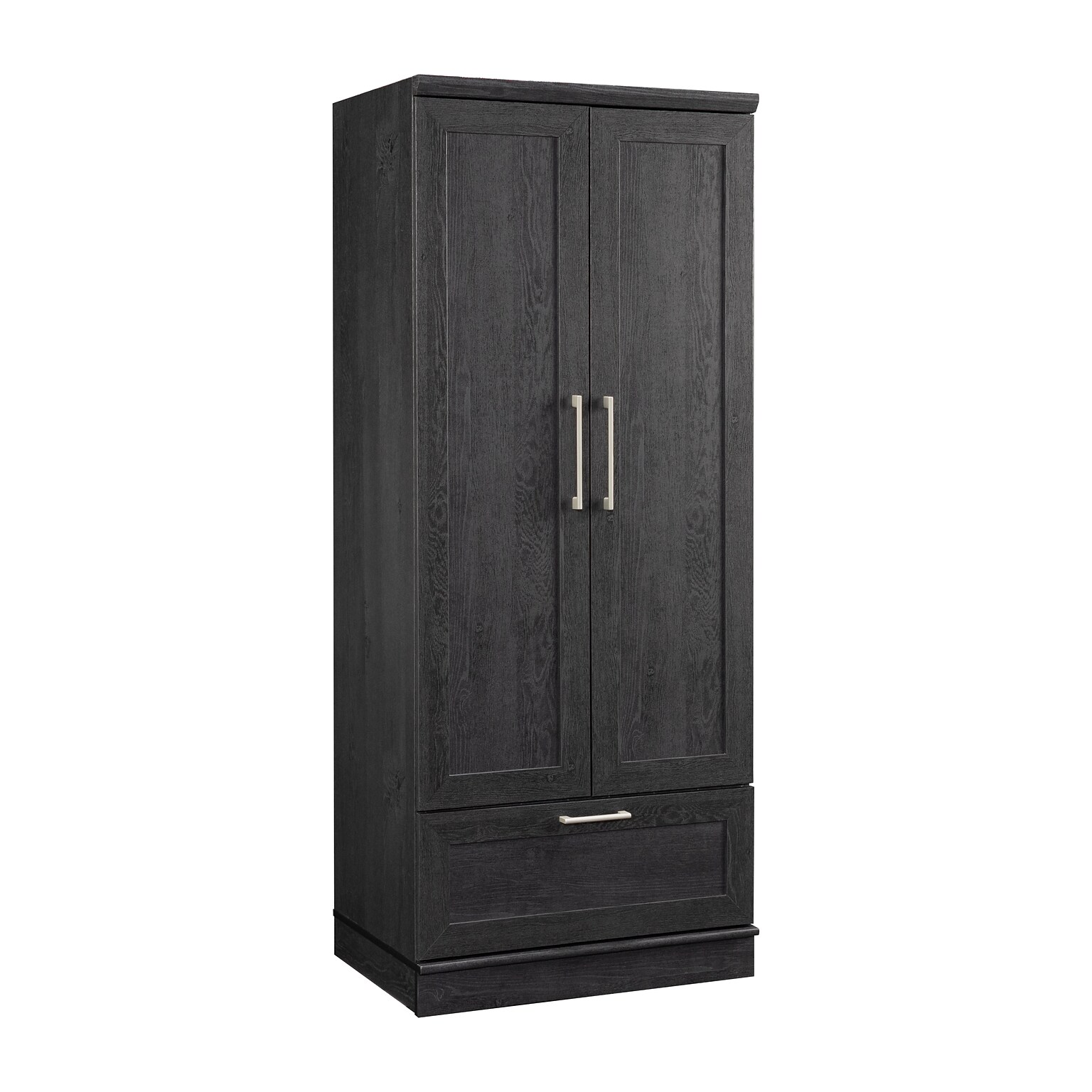 Sauder HomePlus 71H Storage Armoire with 2 Shelves, Raven Oak (446896)
