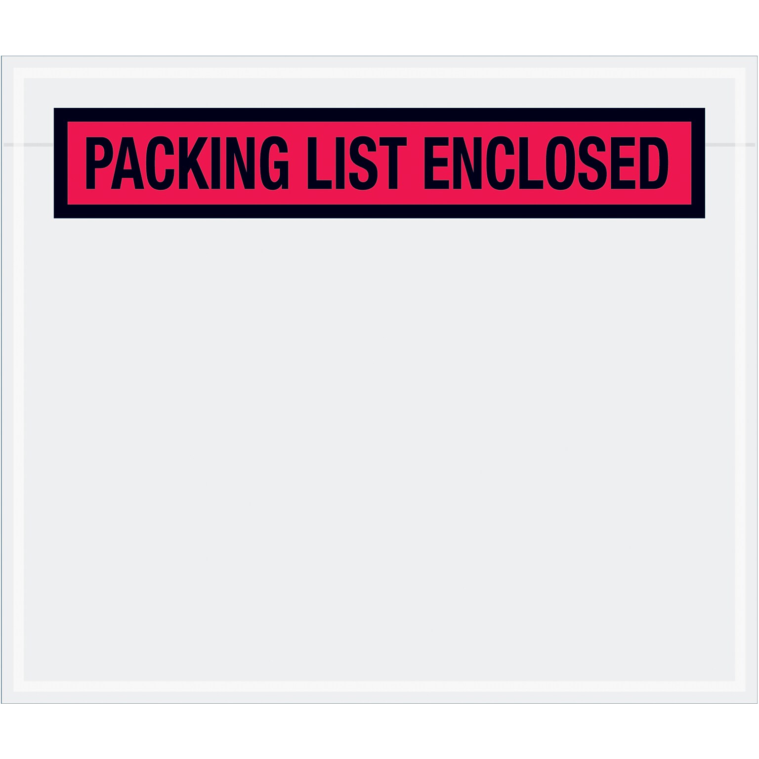 Quill Brand Packing List Envelope, 7 x 6, Red Panel Face, Packing List Enclosed, 1000/Case (PL491)