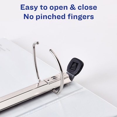 Avery Heavy Duty 3" 3-Ring View Binders, One Touch EZD Ring, White (79-193/79-793)