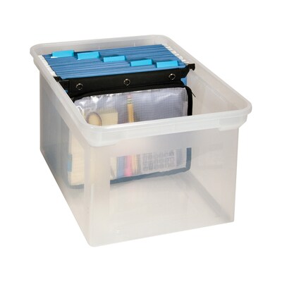 Innovative Storage Zipper Pencil Pouch, Clear, 3/Bundle (AVT50904-3)