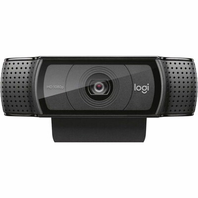 Logitech MeetUp ConferenceCam C920N 4K Ultra HD 1080p Webcam, Tripod Mount, Black (960-001261)