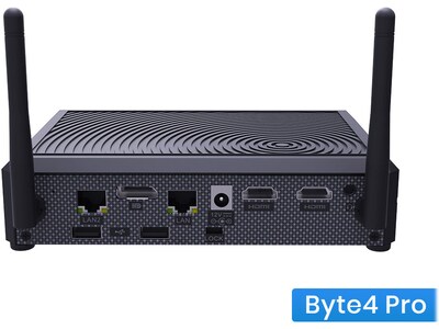 Azulle Byte4 Pro Mini Desktop Computer, Intel Celeron, 4GB Memory, 64GB eMMC SSD (B4P0JA512250)