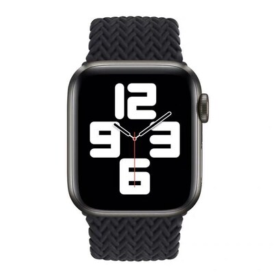 LAX Nylon Braided Band for Apple Watch, Black