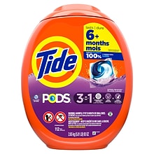 Tide PODS 3-in-1 Laundry Detergent Capsules, Spring meadow, 98 oz., 112 Capsules (03250)