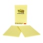 Post-it® Notes, 5" x 8", Canary Yellow, Lined, 50 Sheets/Pad, 2 Pads/Pack (663-YW)