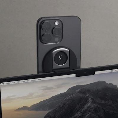 Scapade MagStand Magnetic iPhone Mount for MacBook Air and MacBook Pro, Black (S-IHOL)
