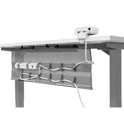 HAT Design Works Reya 8-Outlet 3-USB Port Power Strip, 9’, White (PWRG-ACCW-TD-STRP-WH)