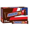 Snickers Sharing Size Chocolate Candy Bars, 3.29 oz, 24/Box (MMM32252)