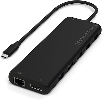 Satechi 13-in-1 USB-C Triple Display Universal Docking Station, Black (ST-P3D13K)