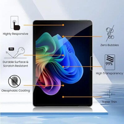 SaharaCase Ultra Strong Tempered Glass Screen Protector for Microsoft Surface Pro 12, Clear, (ZD-T00073)
