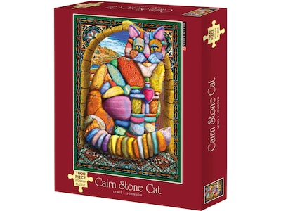 Willow Creek Cairn Stone Cat 1000-Piece Jigsaw Puzzle (48833)