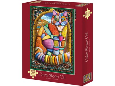 Willow Creek Cairn Stone Cat 1000-Piece Jigsaw Puzzle (48833)