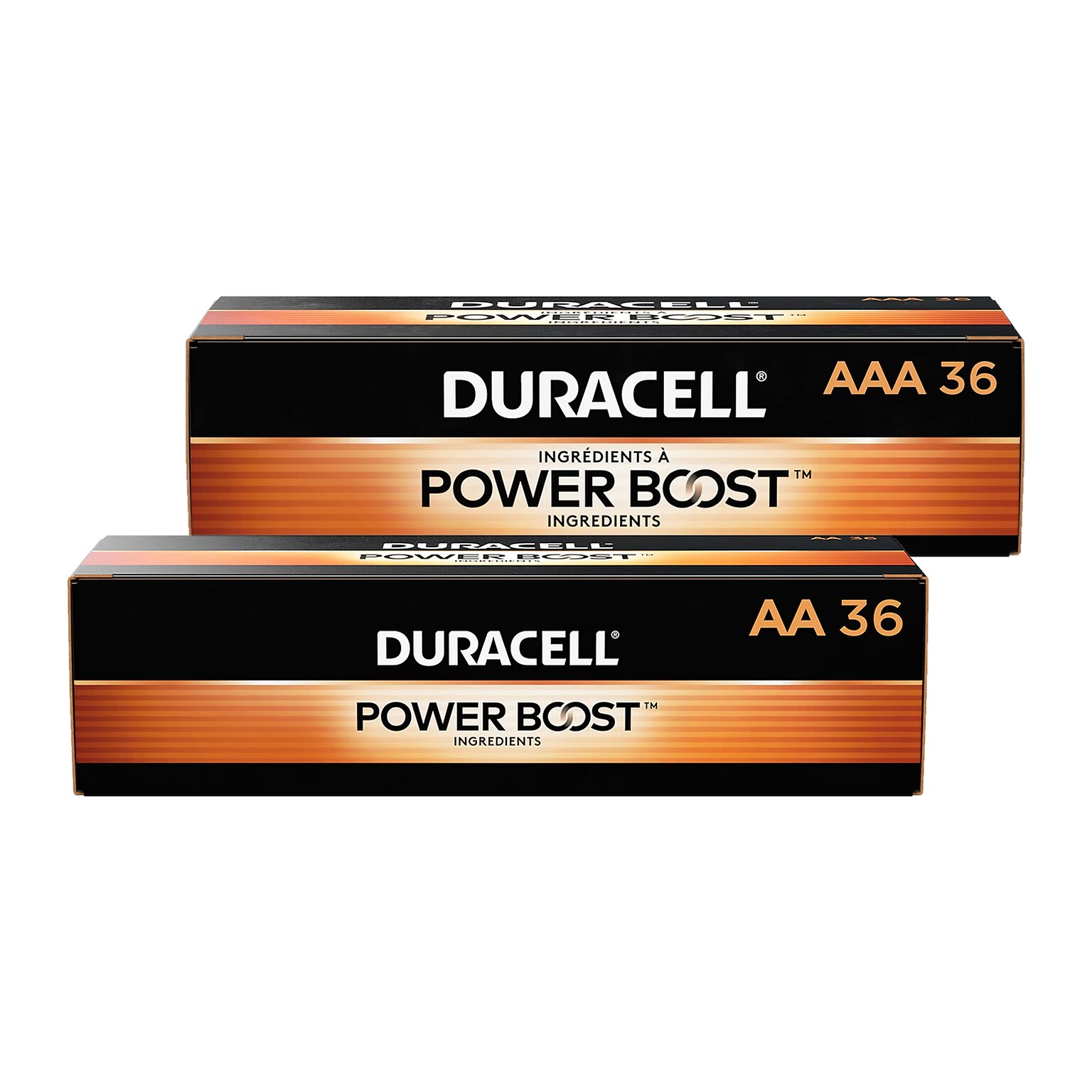 Duracell AA & AAA Combo Pack –  72 Batteries (36 AA + 36 AAA)