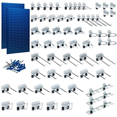 Triton Products LocBoard Pegboards with 63 pc. LocHook Assortment (LB2-BKit)