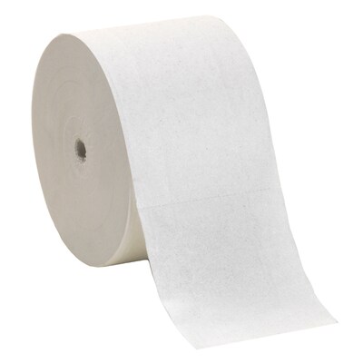 Compact Recycled Coreless Toilet Paper, 2-Ply, White, 1500 Sheets/Roll, 18 Rolls/Carton (19378)