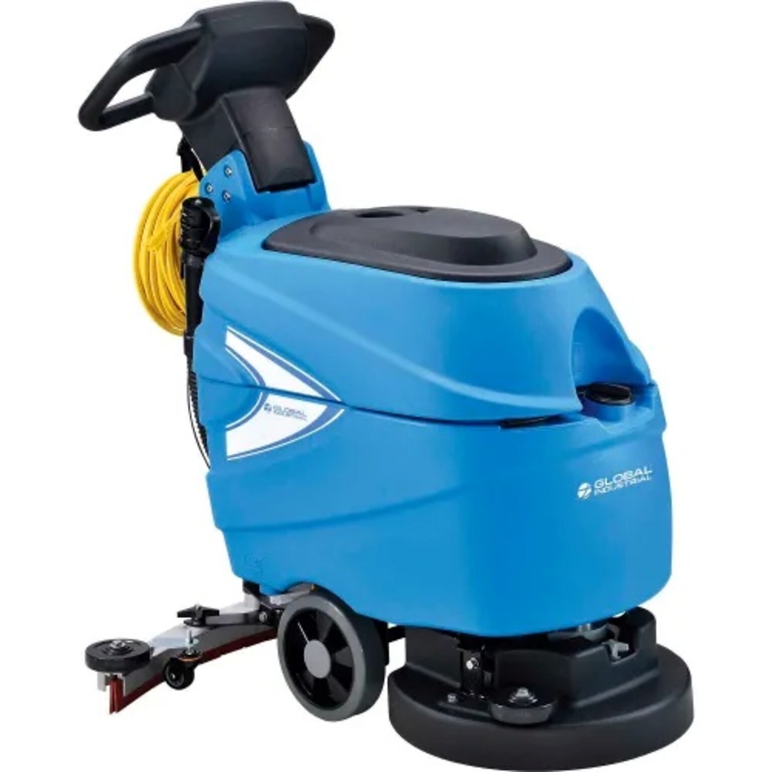 Global Industrial Electric Walk-Behind Corded Auto Floor Scrubber, 17 Cleaning Path (641410)