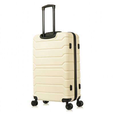 InUSA Trend 31.07" Hardside Suitcase, 4-Wheeled Spinner, TSA Checkpoint Friendly, Sand (IUTRE00L-SAN)