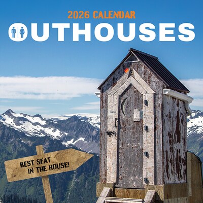 2026 TF Publishing Outhouses 12 x 12 Monthly Wall Calendar (26-1048)