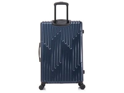 InUSA Drip 32.31" Hardside Suitcase, 4-Wheeled Spinner, Blue (IUDRI00L-BLU)