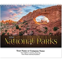 Custom National Parks Wall Calendar Spiral