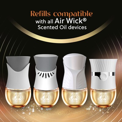 Air Wick Vibrant Scented Oil Warmer Refill, Harvest Pumpkin & Spice, 1.34 oz., 2/Pack (62338-03435)