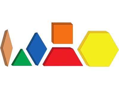 hand2mind Pattern Blocks Pop-Up Instant Learning Center (86876)