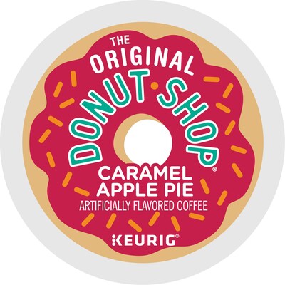 The Original Donut Shop Caramel Apple Pie Coffee Keurig® K-Cup® Pods, Light Roast, 24/Carton (5000355500)
