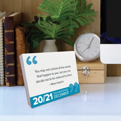2025 Willow Creek Great Leaders, Greatest Quotes 6.2" x 5.4" Daily Calendar (46708)