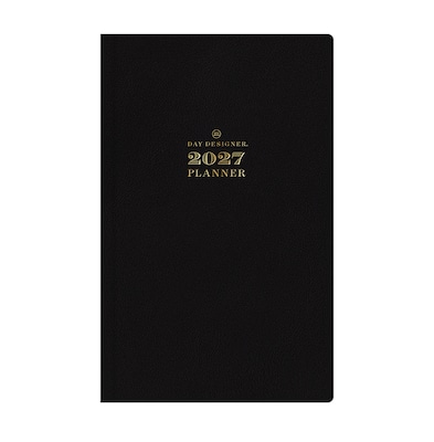 2027 Blue Sky Day Designer 5 x 8 Weekly & Monthly Planner, Black (163809)