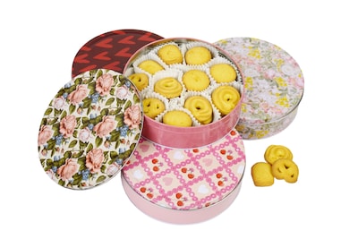 Seasonal Butter Cookies, 12 oz Tin