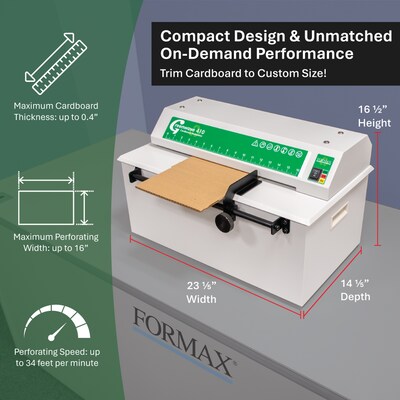 Formax Greenwave 410 Tabletop Cardboard Perforator (GREENWAVE 410)