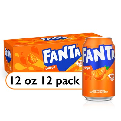 Coca-Cola Orange Fanta Soda, 12 oz., 24/Carton (49000030730)