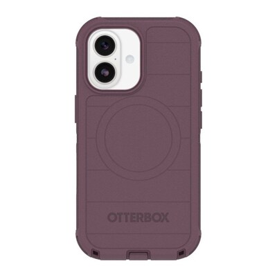 OtterBox Defender Pro MagSafe Phone Case for iPhone 17, Shock Absorbing, Purple Mystery (77-98409)