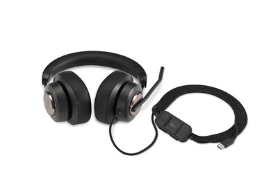 Kensington H2000 Universal PNC Over-Ear Stereo Headset, USB-C, MS Certified (K83451WW)