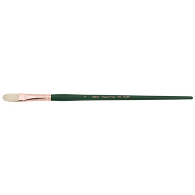 Silver Brush Natrual Hog Bristle, Grand Prix Filbert Brushes, 8/Pack (SLVGP1061)
