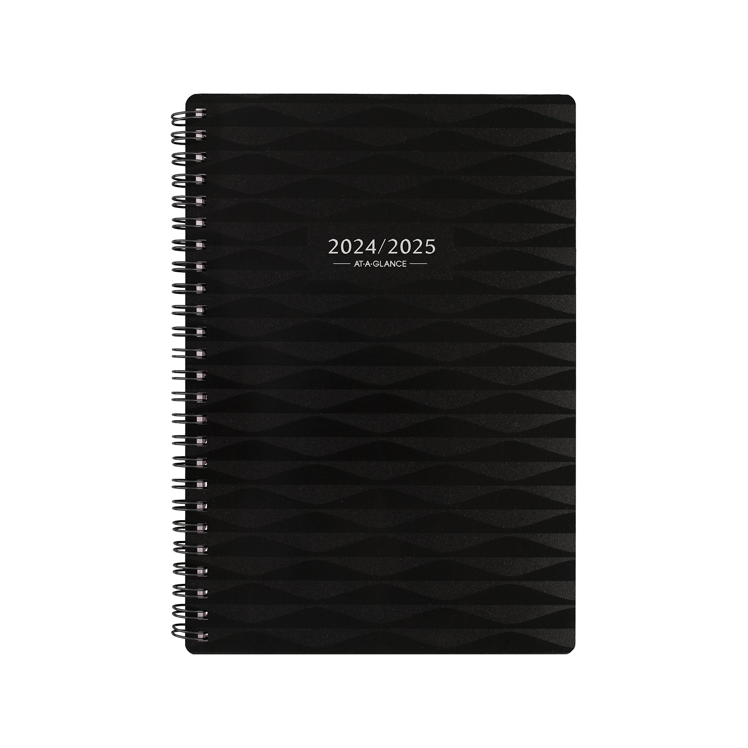 2024-2025 AT-A-GLANCE Elevation 5.5 x 8.5 Academic Weekly & Monthly Planner, Poly Cover, Black (75-101P-05-25)