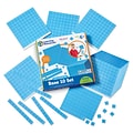 Learning Resources Giant Magnetic Base Ten Set, Blue, 131 Piece Set (LER6366)