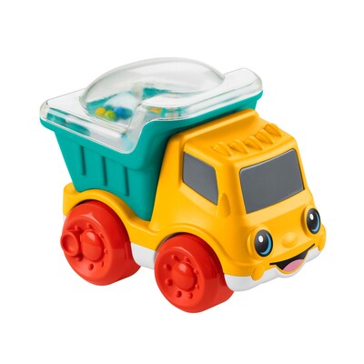 Fisher-Price Poppity Pop Dump Truck Push-Along Toy, 4/Pack (HRP28)