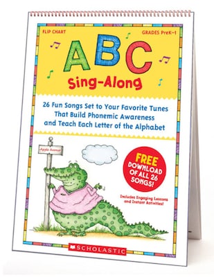 Scholastic ABC Sing-Along Flip Chart, Digital Download (SC-0439784395)