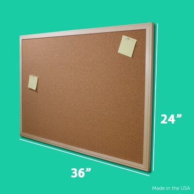 Flipside 24" x 36" Bulletin Board, Wood Framed (FLP10300)