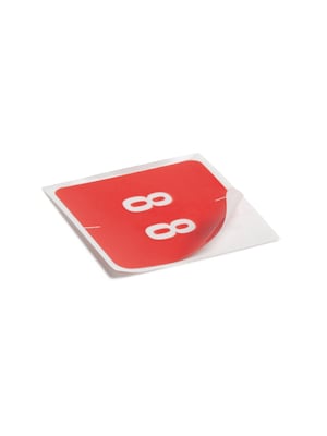 Smead DCC Labels File Folder Label, 8, Red, 250 Labels/Pack (67428)